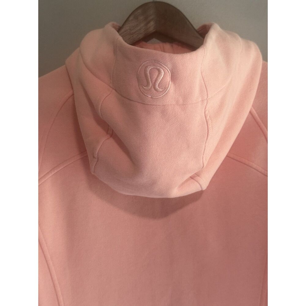Lululemon Scuba Full Zip Hoodie Jacket Strawberry Milkshake Athletic Thumbhole 6 - Picture 6 of 16